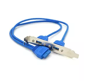 Планка розширення USB 3.0, на задню панель 2port, OEM Планка розширення USB 3.0, на задню панель 2port, OEM