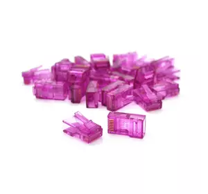 Конектор Ritar RJ-45 8P8C UTP Cat-5 (100 шт / уп.) Q100 Violet Конектор Ritar RJ-45 8P8C UTP Cat-5 (100 шт / уп.) Q100 Violet