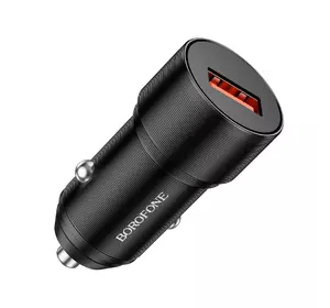 АЗУ BOROFONE BZ19A 1хUSB, 2.4A, QC3.0, Black, Box АЗУ BOROFONE BZ19A 1хUSB, 2.4A, QC3.0, Black, Box