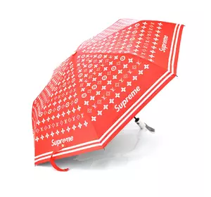 Парасоля жіноча Supreme автоматична, D-120см, захист від сонця, UV (99%), захист від дощу, каркас - Al+Fe, White-red Парасоля жіноча Supreme автоматична, D-120см, захист від сонця, UV (99%), захист від дощу, каркас - Al+Fe, White-red