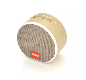 Колонка T8 Bluetooth 4.1 до 10m, 1х3W, 4Ω, 600mAh, ≥90dB, TF card/USB, DC 5V, Gold Колонка T8 Bluetooth 4.1 до 10m, 1х3W, 4Ω, 600mAh, ≥90dB, TF card/USB, DC 5V, Gold