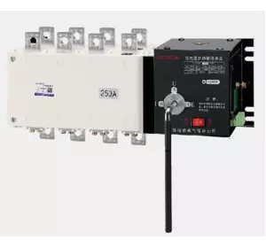 Автомат введення резерву (АВР) чотириполюсний GCQ4P200A , 220V/250A, Здатність, що вимикає KA: 6, Гвинтова фіксація, 360*177*165мм Автомат введення резерву (АВР) чотириполюсний GCQ4P200A , 220V/250A, Здатність, що вимикає KA: 6, Гвинтова фіксація, 360*177*165мм