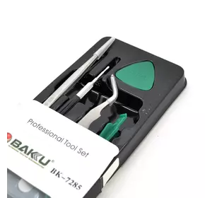 Набір інструментів BAKKU BK-7285 для IPhone (пінцети прямий і вигнутий, 2 инстр. Для розбирання), Blister-box