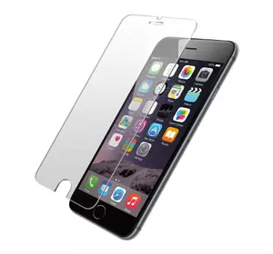 Захисне скло на екран прозоре для iPhone 6+ (в пакеті без серветок) Захисне скло на екран прозоре для iPhone 6+ (в пакеті без серветок)