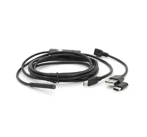 Універсальний ендоскоп 3в1 (USB/MicroUSB/Type-C) для смартфона/ПК, камера 5.5мм, м'який кабель 2м, з LED-підсвічуванням, IP67 Універсальний ендоскоп 3в1 (USB/MicroUSB/Type-C) для смартфона/ПК, камера 5.5мм, м'який кабель 2м, з LED-підсвічуванням, IP67