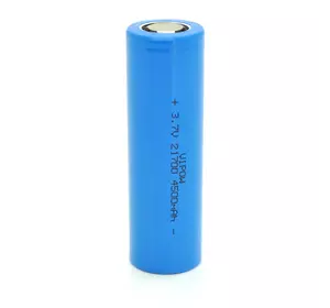 Акумулятор 21700 Li-Ion Vipow ICR21700 FlatTop, 4500mAh, 3.7V, Blue Q50/500 Акумулятор 21700 Li-Ion Vipow ICR21700 FlatTop, 4500mAh, 3.7V, Blue Q50/500