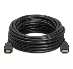 Кабель Merlion HDMI-HDMI HIGH SPEED 20m, v1.4, OD-7.5mm, круглий Black, коннектор Black, (Пакет) Q25 Кабель Merlion HDMI-HDMI HIGH SPEED 20m, v1.4, OD-7.5mm, круглий Black, коннектор Black, (Пакет) Q25