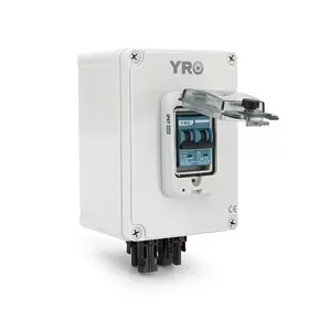 Вимикач навантаження постійного струму для сонячних систем YR1-1, 550V, 32A, IP66, підключення знизу Вимикач навантаження постійного струму для сонячних систем YR1-1, 550V, 32A, IP66, підключення знизу