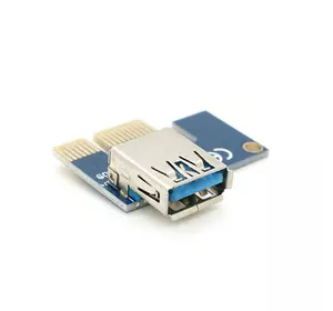 Адаптер - перехідник PCE-N09 з PCI-e x1 на USB 3.0, VER009S, OEM Адаптер - перехідник PCE-N09 з PCI-e x1 на USB 3.0, VER009S, OEM