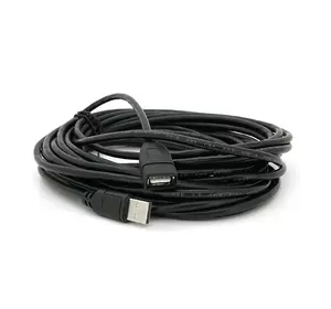 Подовжувач USB 2.0 AM/AF, 10.0m, 1 ферит, Black Подовжувач USB 2.0 AM/AF, 10.0m, 1 ферит, Black