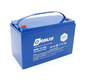 Акумуляторна батарея ORBUS CG12100 GEL 12V 100 Ah  (330 x 171 x 214) Q1/48 Акумуляторна батарея ORBUS CG12100 GEL 12V 100 Ah  (330 x 171 x 214) Q1/48