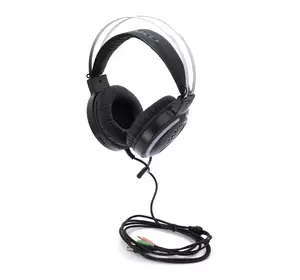 Ігрові навушники з мікрофоном iKAKU KSC-454 YOUMING, Black, jack3.5+2xUSB, підсвічування, Box, (230*187*105) 0,364кг
