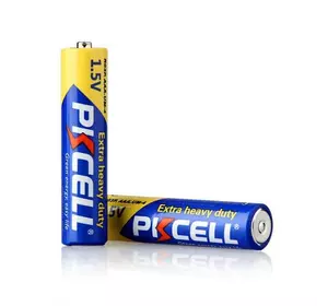Батарейка сольова PKCELL 1.5V AAA/R03, 2 штуки shrink ціна за shrink, Q20/600 Батарейка сольова PKCELL 1.5V AAA/R03, 2 штуки shrink ціна за shrink, Q20/600