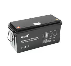 Акумуляторна батарея Must LiFePO4 LP15-12200 12,8V 200Ah, 2,56kWh, BMS100A@4S, 6000 cycles, 502x185x243, 23kg Акумуляторна батарея Must LiFePO4 LP15-12200 12,8V 200Ah, 2,56kWh, BMS100A@4S, 6000 cycles, 502x185x243, 23kg
