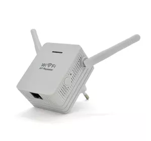 Підсилювач WiFi сигналу з 2-ма вбудованими антенами LV-WR06, живлення 220V, 300Mbps, IEEE 802.11b / g / n, 2.4GHz, BOX