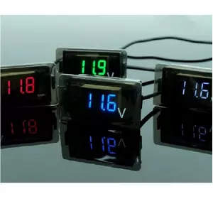 Цифровий вольтметр вологозахищений IP65, діапазон вимірювань 4 -30V, IP65, Red Цифровий вольтметр вологозахищений IP65, діапазон вимірювань 4 -30V, IP65, Red