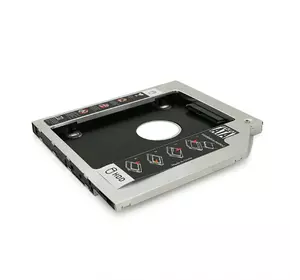 Адаптер підключення HDD 2.5 '' 9.5 mm в відсік приводу ноутбука SATA / mSATA (HDC-25), корпус aluminum+plastic, Blister, Q100 Адаптер підключення HDD 2.5 '' 9.5 mm в відсік приводу ноутбука SATA / mSATA (HDC-25), корпус aluminum+plastic, Blister, Q100
