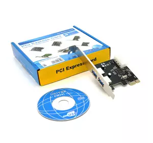 Контролер PCI-Е => USB 3.0, 2port, BOX Контролер PCI-Е => USB 3.0, 2port, BOX