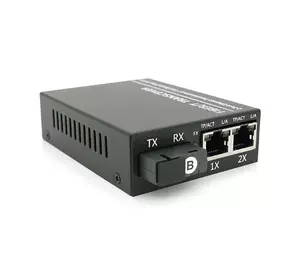 2х портовий медіаконвертор ONV-0110S-SCX-S2-B, 2*100М RJ45 + 1*SC порт (1310/1550nm, 20km) 2х портовий медіаконвертор ONV-0110S-SCX-S2-B, 2*100М RJ45 + 1*SC порт (1310/1550nm, 20km)
