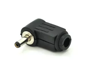 Перехідник DC 3.5x1.35mm (тато) під пайку, штекер 90° Перехідник DC 3.5x1.35mm (тато) під пайку, штекер 90°