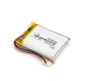 Літій-полімерний акумулятор 7*30*40mm (Li-ion 3.7В 850мА·год) Літій-полімерний акумулятор 7*30*40mm (Li-ion 3.7В 850мА·год)