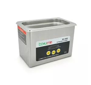 Ультразвукова ванна BAKKU BK2400 Один режим роботи (35W), металевий корпус, металева кришка (220*155*167) 1,2 кг Ультразвукова ванна BAKKU BK2400 Один режим роботи (35W), металевий корпус, металева кришка (220*155*167) 1,2 кг