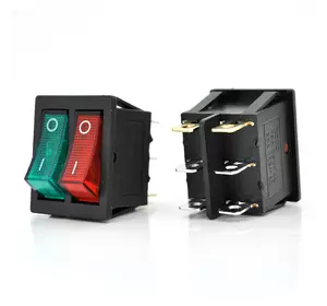 Перемикач ON-ON KCD3-212N, 250VAC / 15A, 6 контактів, Red/Green, Q50 ( 245*170*41 ) 0,75 кг Перемикач ON-ON KCD3-212N, 250VAC / 15A, 6 контактів, Red/Green, Q50 ( 245*170*41 ) 0,75 кг