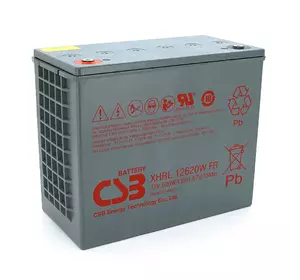 Акумуляторна батарея CSB XHRL12620W, 12V 139Ah (342х275х170мм) Акумуляторна батарея CSB XHRL12620W, 12V 139Ah (342х275х170мм)