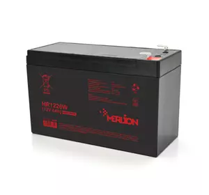 Аккумуляторна батарея MERLION HR1226W, 12V 8Ah  ( 151 х 65 х 94 (100) ) Black Аккумуляторна батарея MERLION HR1226W, 12V 8Ah  ( 151 х 65 х 94 (100) ) Black
