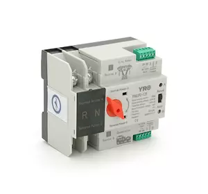 Автомат введення резерву (АВР) двополюсний YRQ2PC-125, 220V/125A на DIN-рейку для генераторів Автомат введення резерву (АВР) двополюсний YRQ2PC-125, 220V/125A на DIN-рейку для генераторів