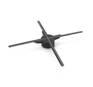 Світлодіодний голографічний проектор-голограма Merlion Z7H, 12V/30W, 1600 * 576dpi, кут огляду 176 °, 700r / min, 16GB, LED: 4 * 144, 52 * 52cm Світлодіодний голографічний проектор-голограма Merlion Z7H, 12V/30W, 1600 * 576dpi, кут огляду 176 °, 700r / min, 16GB, LED: 4 * 144, 52 * 52cm