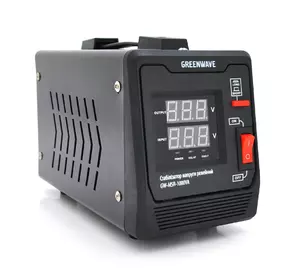 Стабілізатор напруги релейний Green Wave Mauser 1000VA (700Вт), 1xShuko, DC140-260V, AC220±8%, BOX, Q4 Стабілізатор напруги релейний Green Wave Mauser 1000VA (700Вт), 1xShuko, DC140-260V, AC220±8%, BOX, Q4