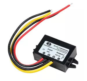 Перетворювач авто інвертор DC/DC 24V-12V 5A, IP67, 60W Перетворювач авто інвертор DC/DC 24V-12V 5A, IP67, 60W
