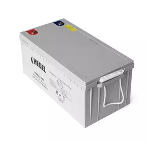 Акумуляторна батарея HEGEL GEL 200-12 12V 200Ah (522 x 238 x 223mm), 57kg Акумуляторна батарея HEGEL GEL 200-12 12V 200Ah (522 x 238 x 223mm), 57kg