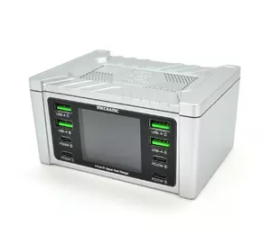 Зарядна станція з цифровою індикацією MECHANIC V-Power 8S, 4*USB-A, 4*PD3.1-5В3А,9В2.22A,12В1.67А, 220V/115W.114*60*84mm Зарядна станція з цифровою індикацією MECHANIC V-Power 8S, 4*USB-A, 4*PD3.1-5В3А,9В2.22A,12В1.67А, 220V/115W.114*60*84mm