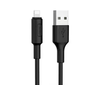 Кабель Hoco X25 Soarer, Lightning-USB, Black, довжина 1м, BOX Кабель Hoco X25 Soarer, Lightning-USB, Black, довжина 1м, BOX