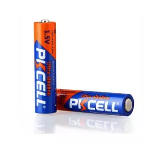 Батарейка лужна PKCELL 1.5V AAA / LR03, 2 штуки в блістері ціна за блістер, Q12/144
