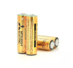 Батарейка лужна MITSUBISHI 1.5V AA / LR6, 2S shrink pack, 400pcs / ctn