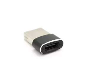 Перехідник VEGGIEG TC-105 USB2.0(M) => Type-C(F), Black, Пакет