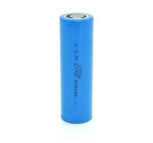 Акумулятор 21700 Li-Ion Vipow ICR21700 FlatTop, 4000mAh, 3.7V, Blue Q50/500 Акумулятор 21700 Li-Ion Vipow ICR21700 FlatTop, 4000mAh, 3.7V, Blue Q50/500