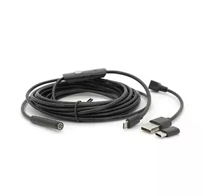 Універсальний ендоскоп 3в1 (USB/MicroUSB/Type-C) для смартфона/ПК, камера 5.5мм, м'який кабель 5м, з LED-підсвічуванням, IP67 Універсальний ендоскоп 3в1 (USB/MicroUSB/Type-C) для смартфона/ПК, камера 5.5мм, м'який кабель 5м, з LED-підсвічуванням, IP67