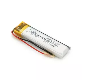 Літій-полімерний акумулятор 5,5*11*45mm (Li-ion 3.7В 250мА·год) Літій-полімерний акумулятор 5,5*11*45mm (Li-ion 3.7В 250мА·год)