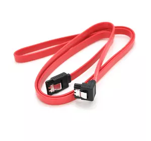 Кабель інтерфейсний VEGGIEG ST310 SATA3.0, 1м, загнутий з защіпкою, червоний Кабель інтерфейсний VEGGIEG ST310 SATA3.0, 1м, загнутий з защіпкою, червоний
