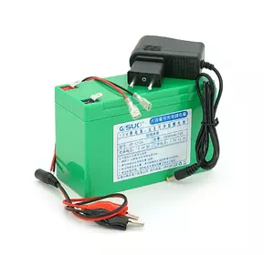 Акумуляторна батарея літієва QiSuo 12V 12A з елементами Li-ion 18650 (150X64,5X97,7) + зарядний пристрій 12,6V / 1A + крокодили Акумуляторна батарея літієва QiSuo 12V 12A з елементами Li-ion 18650 (150X64,5X97,7) + зарядний пристрій 12,6V / 1A + крокодили