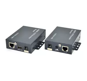 Одноканальний активний подовжувач HDMI сигналу по UTP кабелю. Дальність передачі: до 200 метрів, cat5e / cat6e 1080P / 3D з блоком живлення.