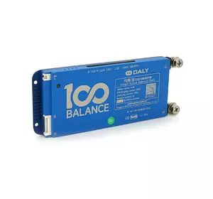 Universal BMS smart плата DaLy LiFePO4 4-8S 100A з Bluetooth + CAN + активний балансир 1A Universal BMS smart плата DaLy LiFePO4 4-8S 100A з Bluetooth + CAN + активний балансир 1A
