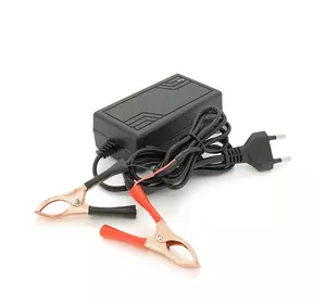 Зарядний пристрій акумуляторів LiFePO4 12V (14.6V),4S,2A, з крокодилами, LED-індикація Зарядний пристрій акумуляторів LiFePO4 12V (14.6V),4S,2A, з крокодилами, LED-індикація