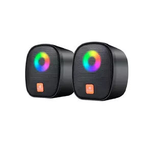 Колонки 2.0 Kisonli X11 для ПК та ноутбука, USB + 3.5mm, 2x3W, 20Hz-20KHz, DC: 5V, Black, BOX, Q60 Колонки 2.0 Kisonli X11 для ПК та ноутбука, USB + 3.5mm, 2x3W, 20Hz-20KHz, DC: 5V, Black, BOX, Q60