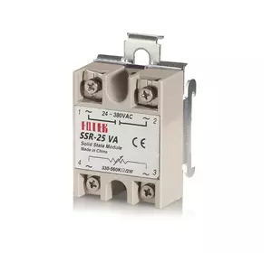 Твердотільні реле FQETR SSR-25VA 25А 24-380VAC Твердотільні реле FQETR SSR-25VA 25А 24-380VAC
