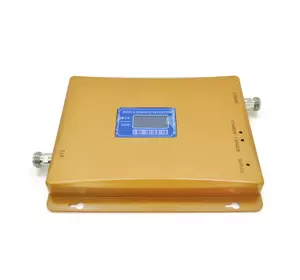 Підсилювач GSM306-3G-4G 900/1800/2100МГц. Підсилювач тридіапазонний (1000-2000м.кв). Gold